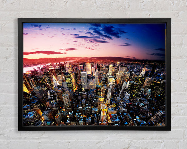 New York Sunrise Framed Print