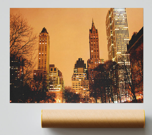 New York Sunset Print