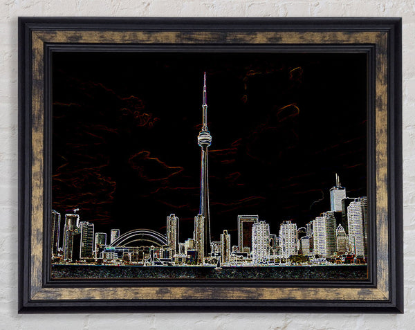 New Zealand Psychedelic Framed Print