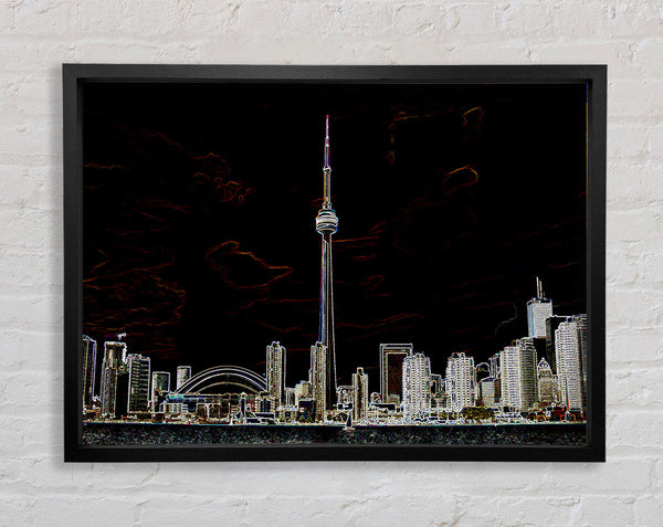New Zealand Psychedelic Framed Print