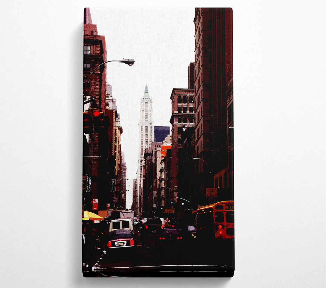  A Canvas Print of Nyc Empire State View Canvas Print