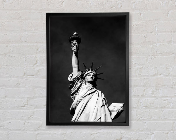 Nyc Statue Of Liberty Framed Print