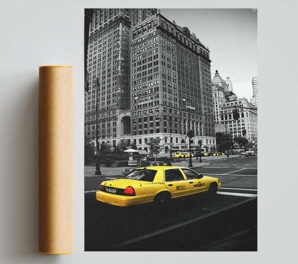 Nyc Yellow Cab Giclee Print
