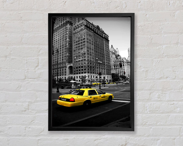 Nyc Yellow Cab Framed Print