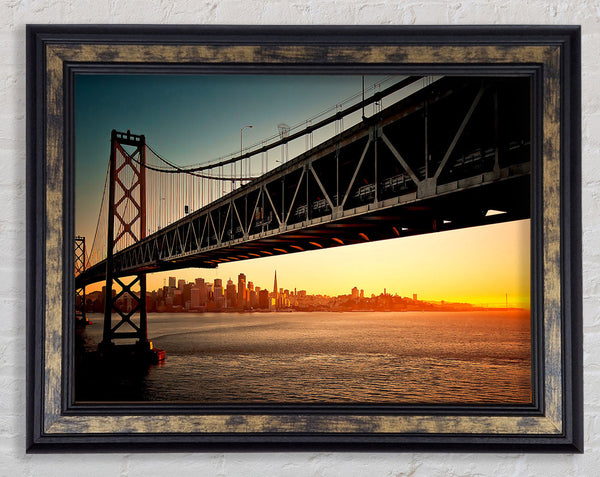 Oakland Bay Bridge San Francisco Framed Print