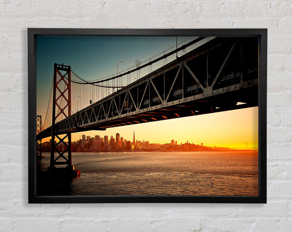 Oakland Bay Bridge San Francisco Framed Print