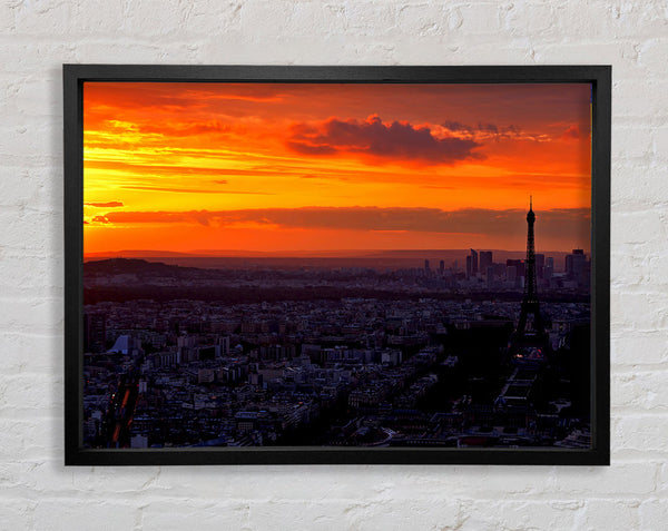 Paris At Dawn Framed Print