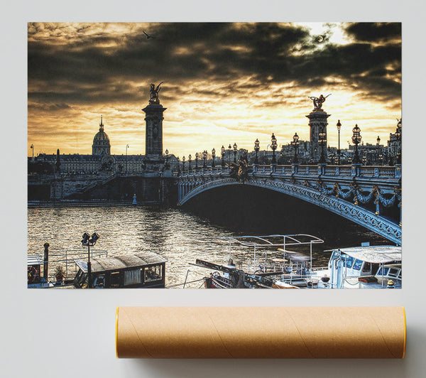 Paris Bridge Giclee Print