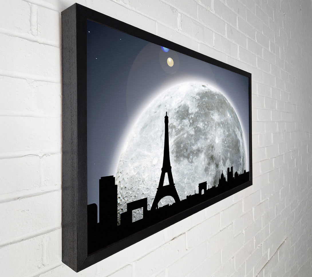  A Canvas Print of Paris By Moonlight Canvas Art