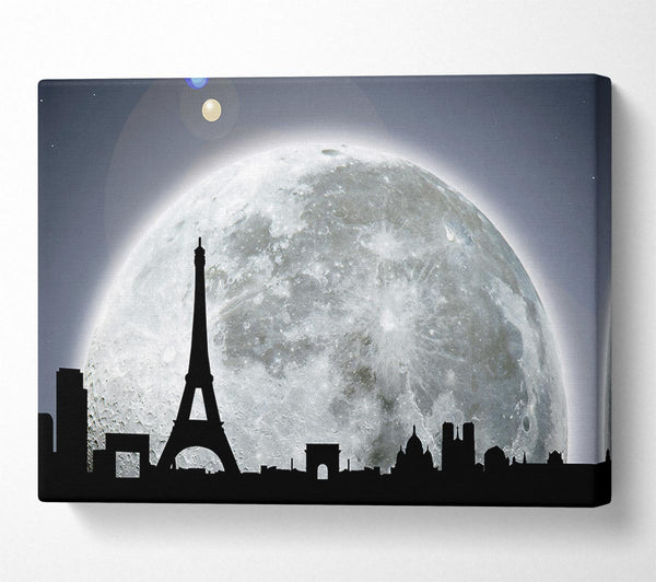  A Canvas Print of Paris By Moonlight Canvas Art