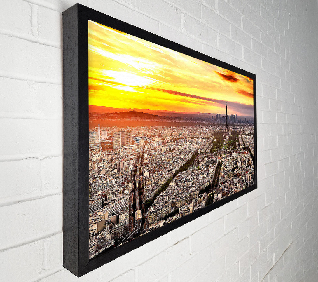  A Canvas Print of Paris City Canvas Art