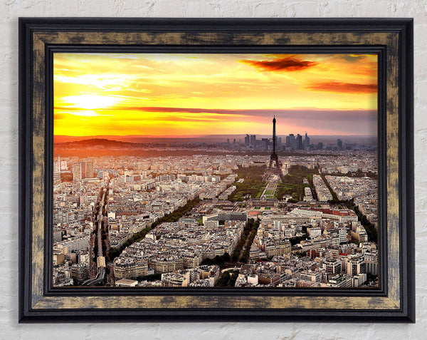 Paris City Framed Print