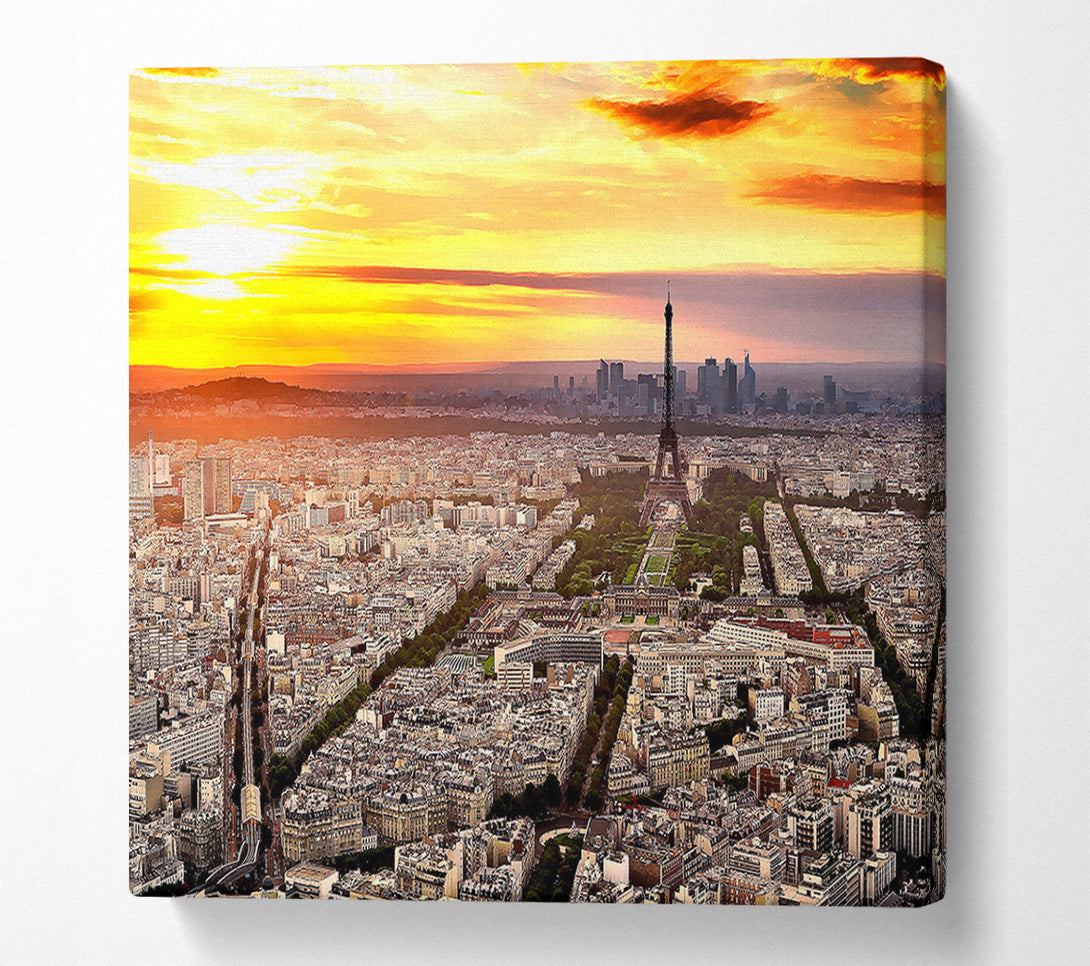  A Canvas Print of Paris City Canvas Art