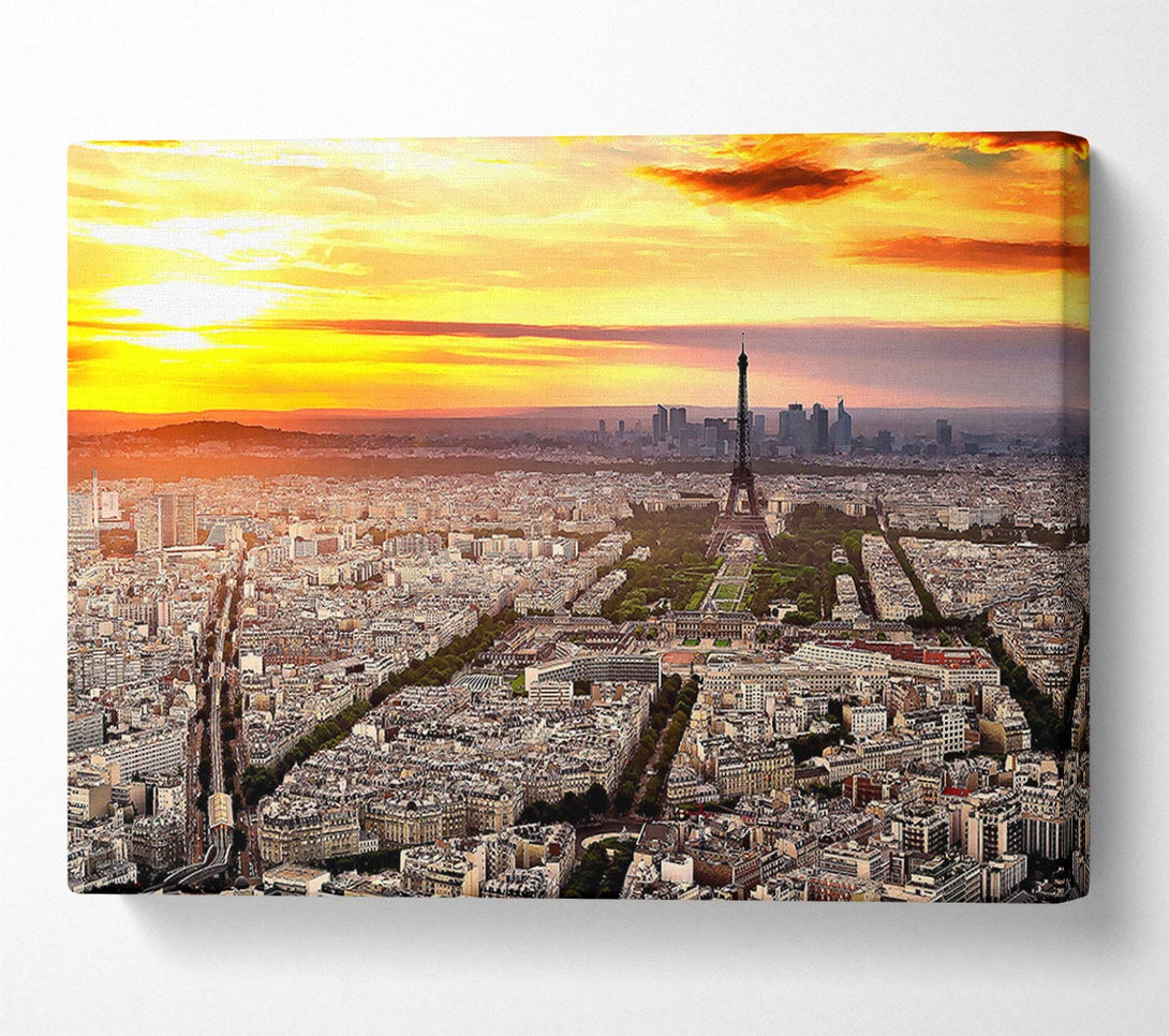  A Canvas Print of Paris City Canvas Art