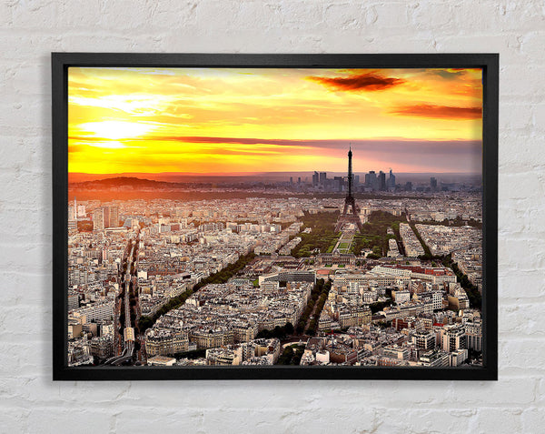 Paris City Framed Print