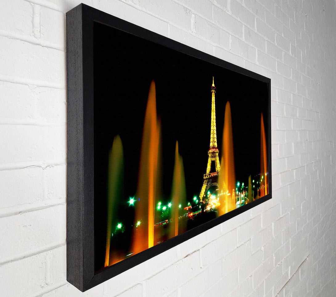  A Canvas Print of Paris Eiffel Tower Falls Canvas Print