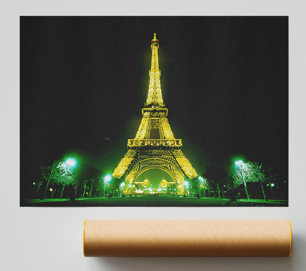 Paris Eiffel Tower Parade Print