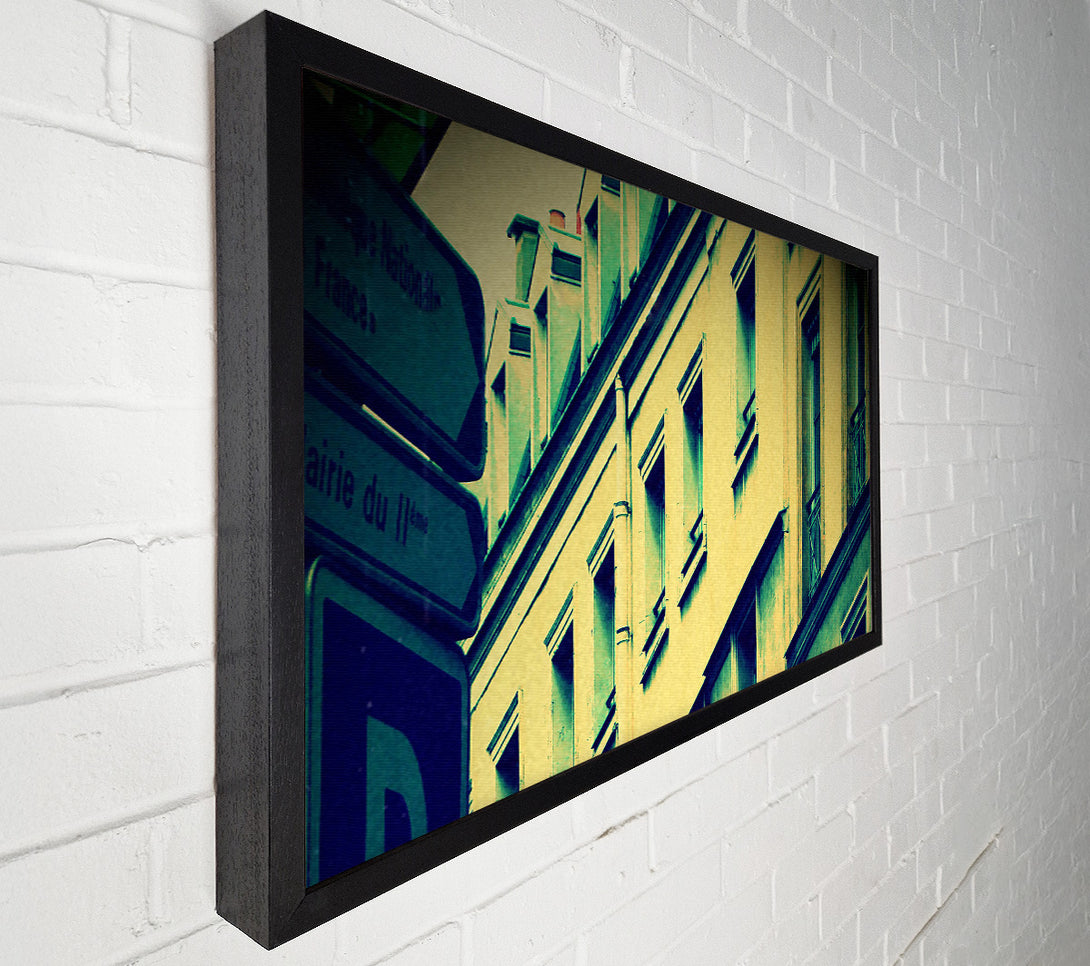  A Canvas Print of Paris Street Canvas Wall Art