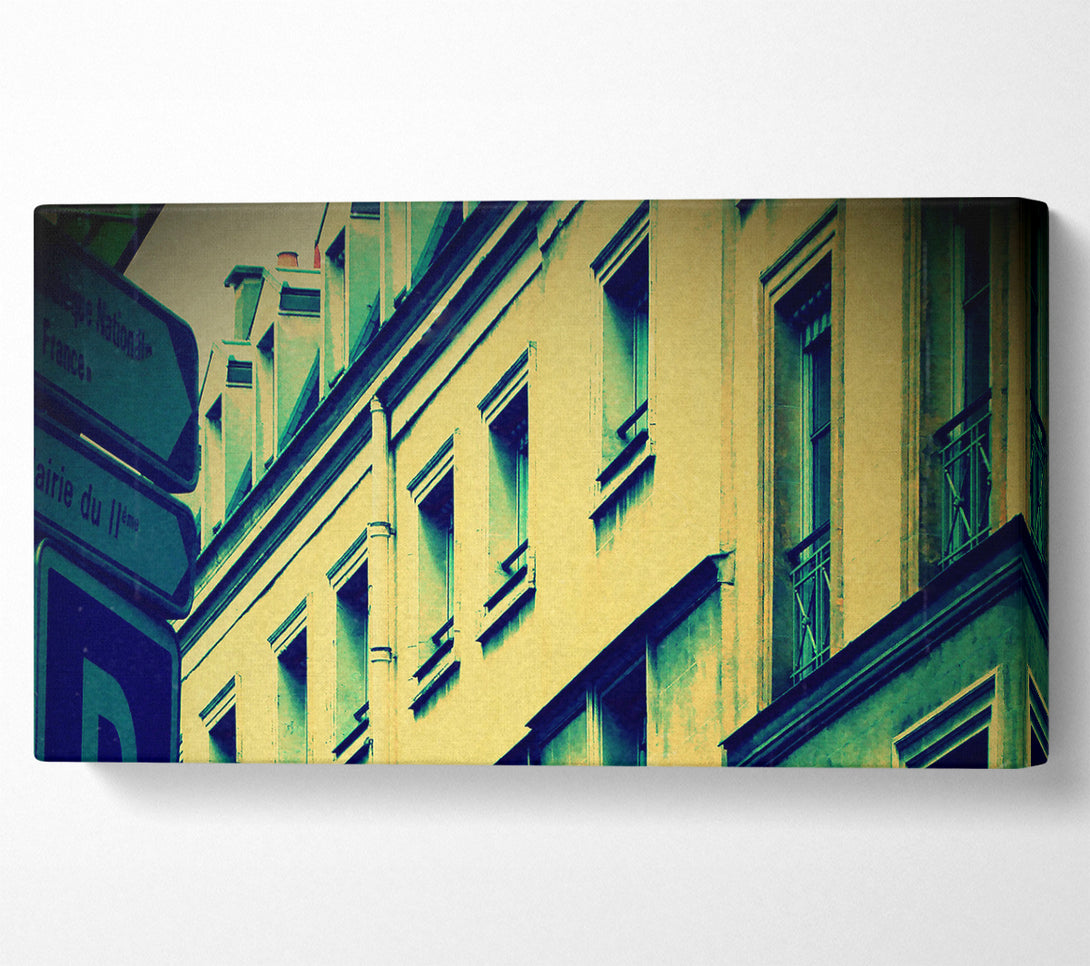  A Canvas Print of Paris Street Canvas Wall Art