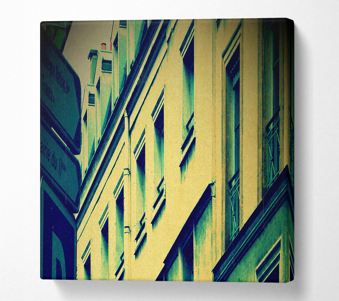  A Canvas Print of Paris Street Canvas Wall Art