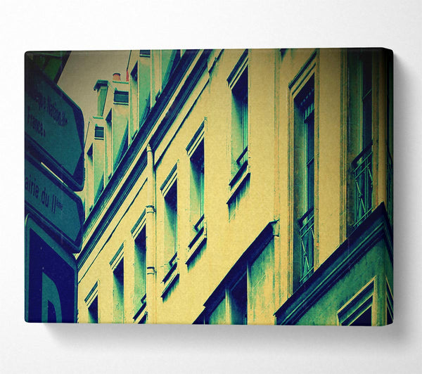  A Canvas Print of Paris Street Canvas Wall Art