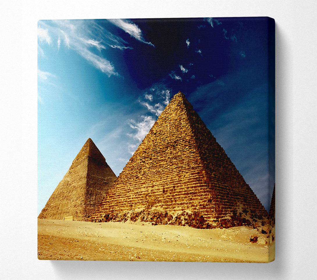  A Canvas Print of Pyramids Cairo Egypt Canvas Wall Art