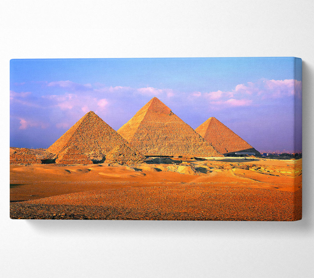  A Canvas Print of Pyramids Of Giza Egypt Canvas Print