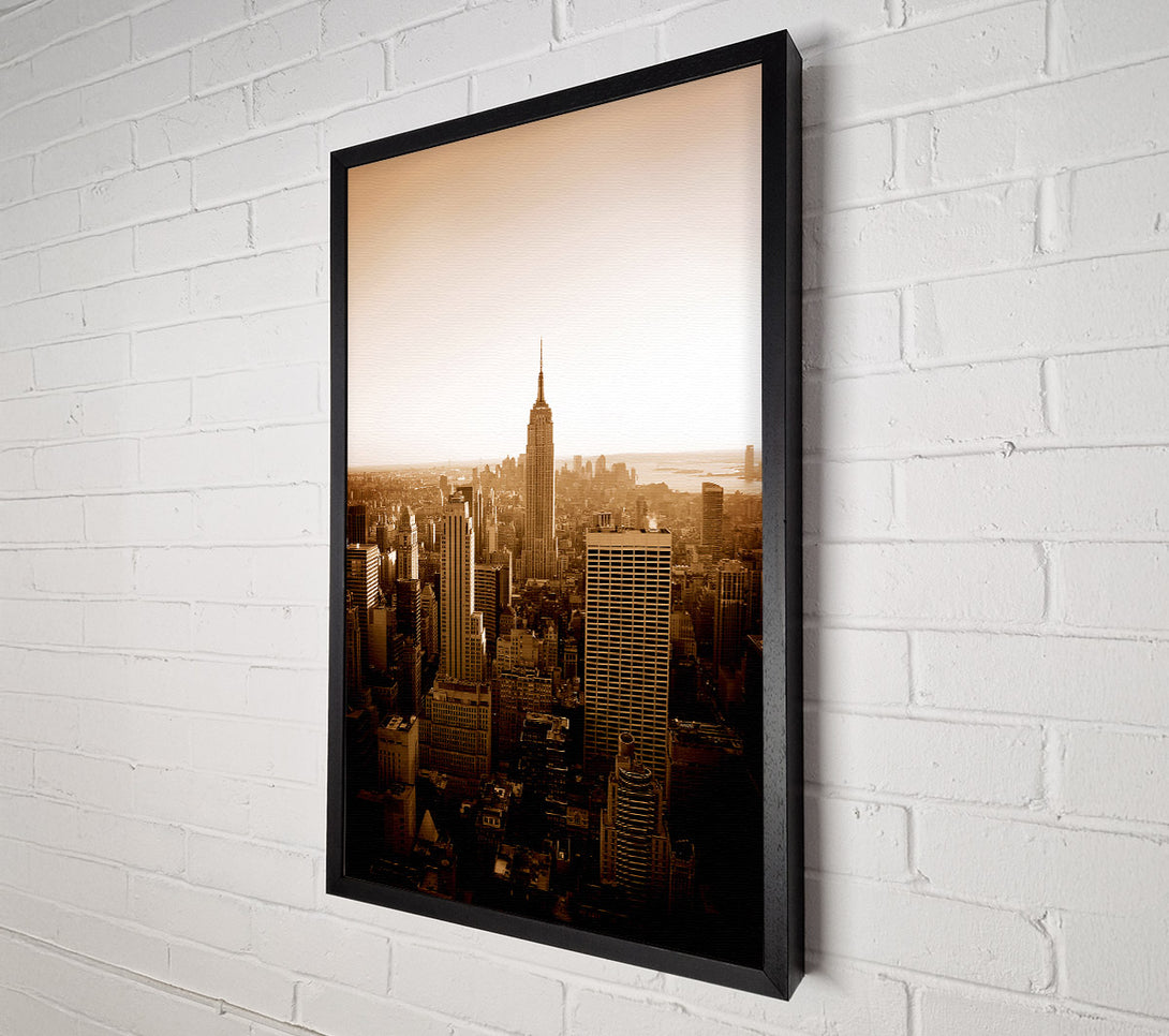  A Canvas Print of Retro New York Canvas Art