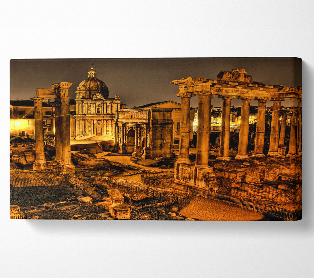  A Canvas Print of Roman Forum Canvas Print