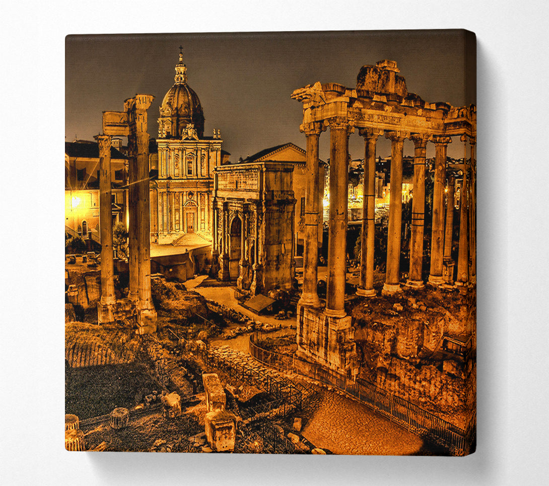  A Canvas Print of Roman Forum Canvas Print