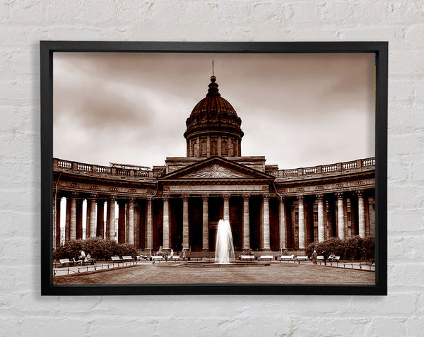 Rome Brown Framed Print