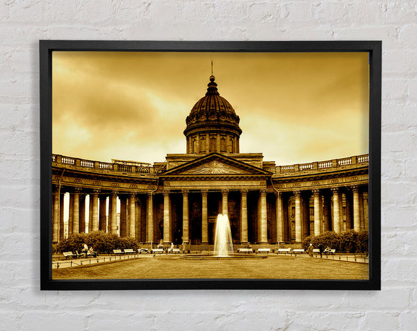 Rome Retro Framed Print