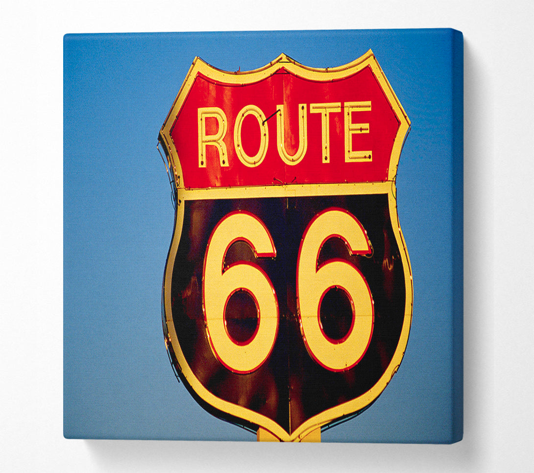  A Canvas Print of Route 66 Canvas Wall Art