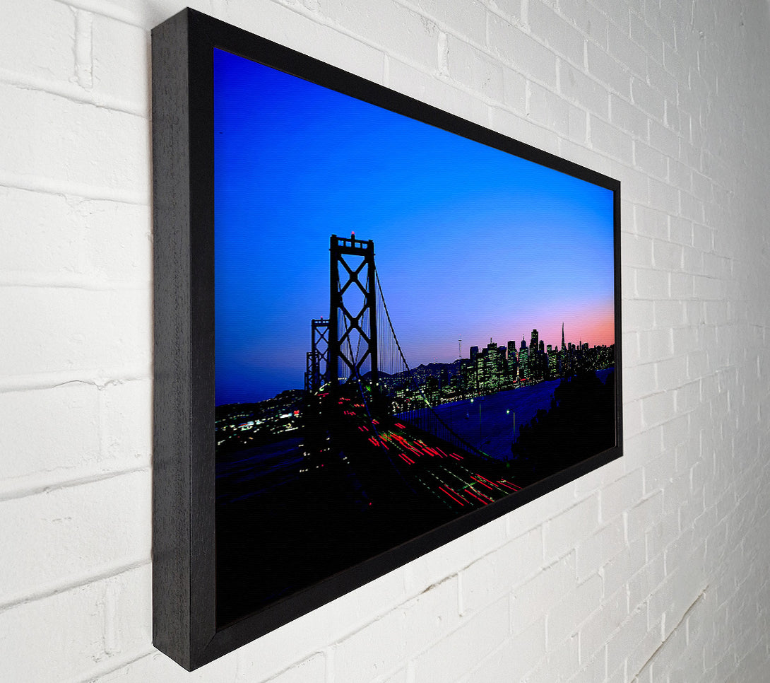  A Canvas Print of Rush Hour From The City Canvas Print