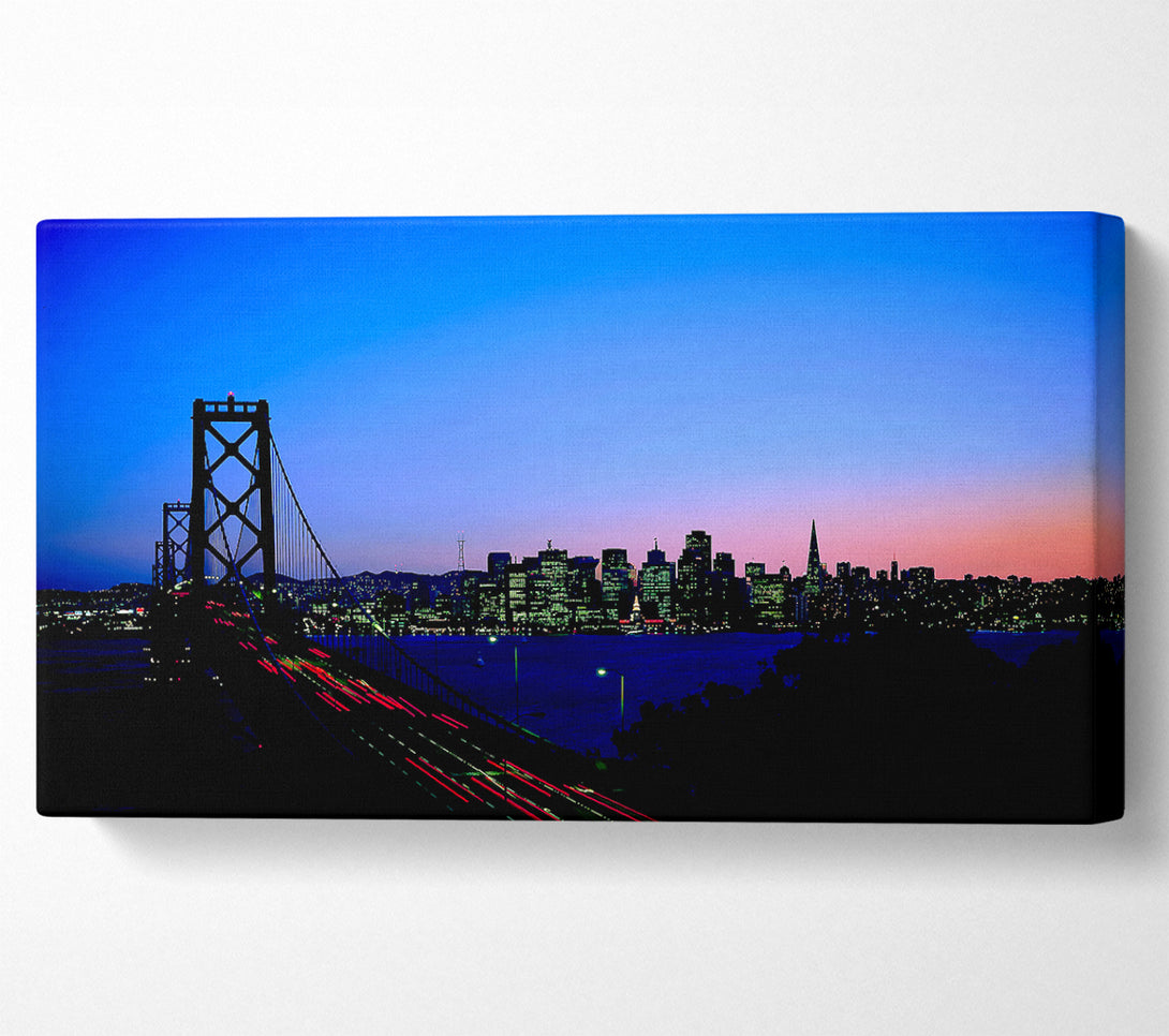  A Canvas Print of Rush Hour From The City Canvas Print