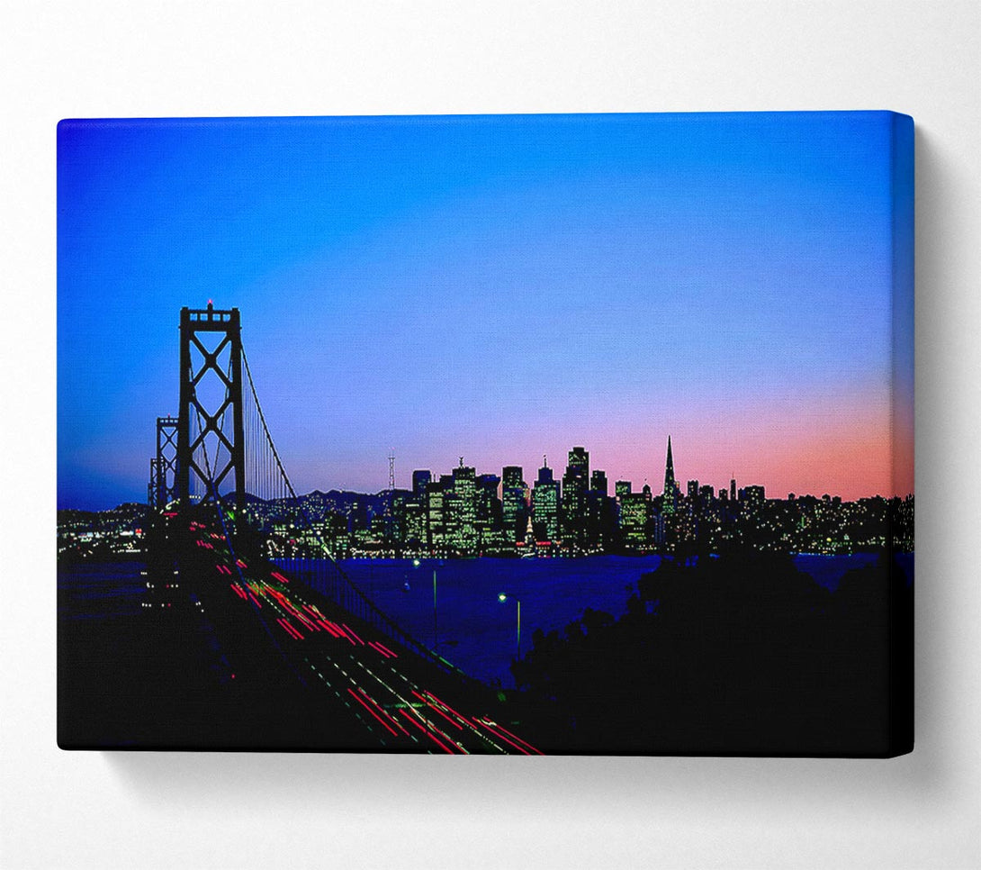  A Canvas Print of Rush Hour From The City Canvas Print