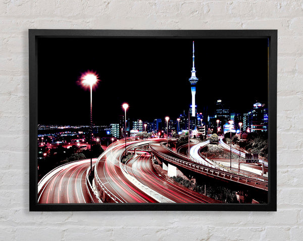 Rush Hour Framed Print