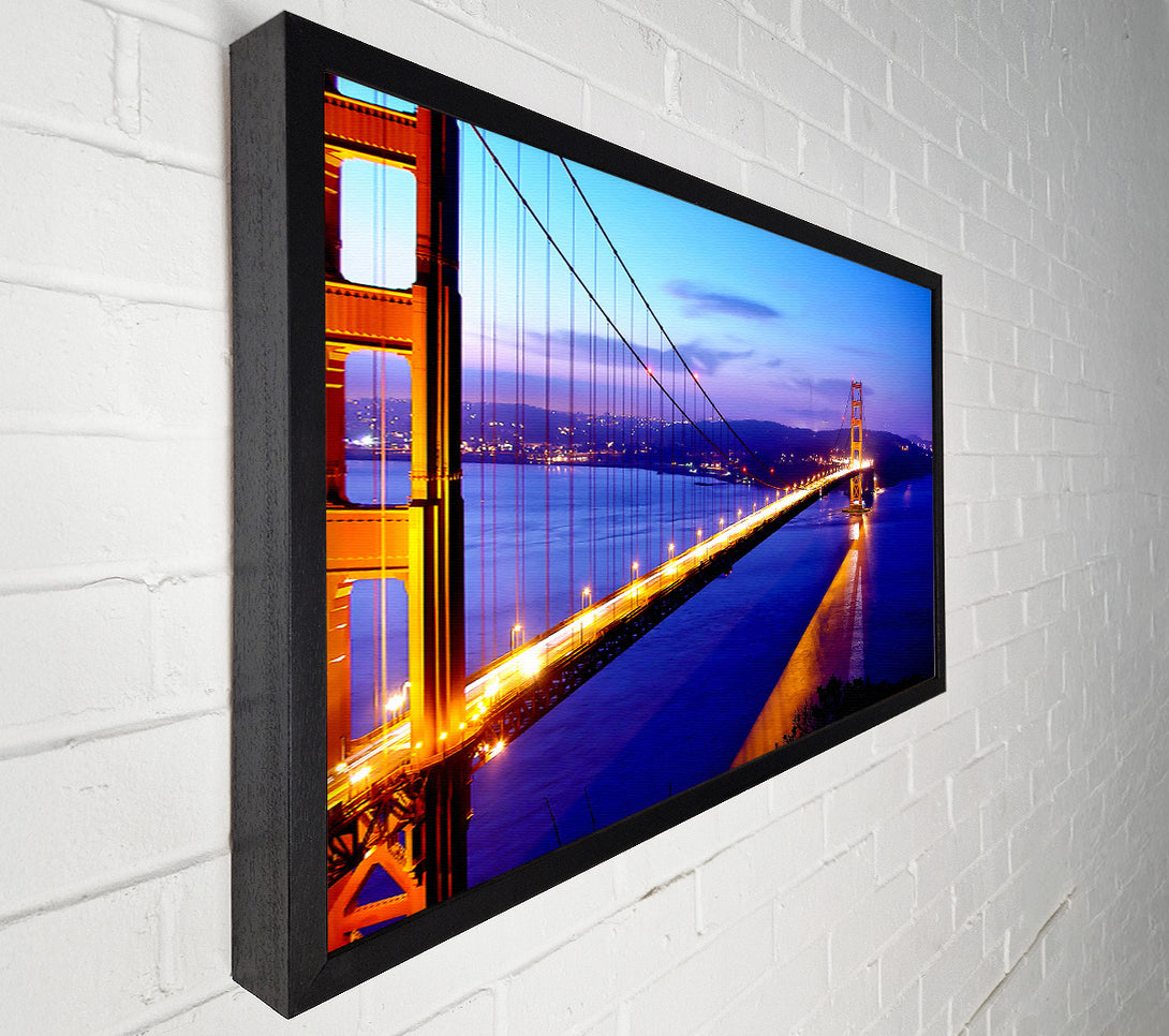  A Canvas Print of San Francisco Bridge Afar Canvas Art