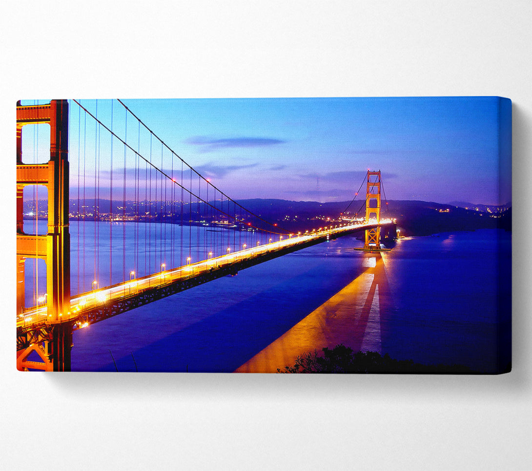  A Canvas Print of San Francisco Bridge Afar Canvas Art