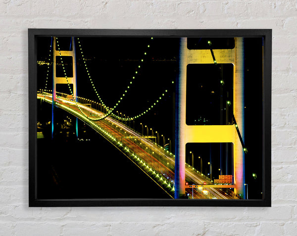 San Francisco Bridge Close-Up Framed Print