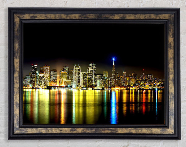 San Francisco Skyline Framed Print