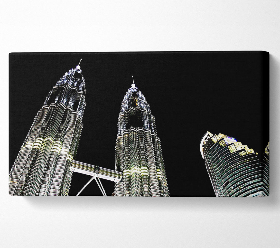  A Canvas Print of Saudi Arabia Night Lights Canvas Art