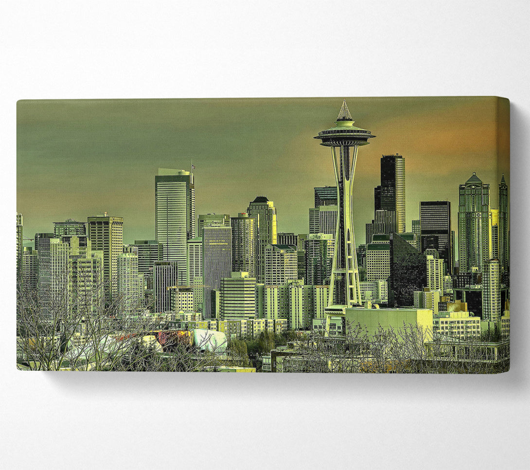  A Canvas Print of Seattle Tower Canvas Art