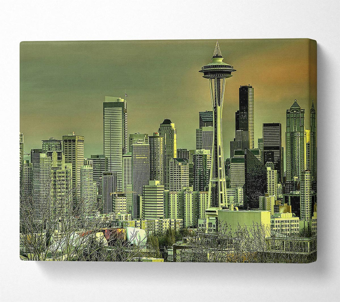  A Canvas Print of Seattle Tower Canvas Art