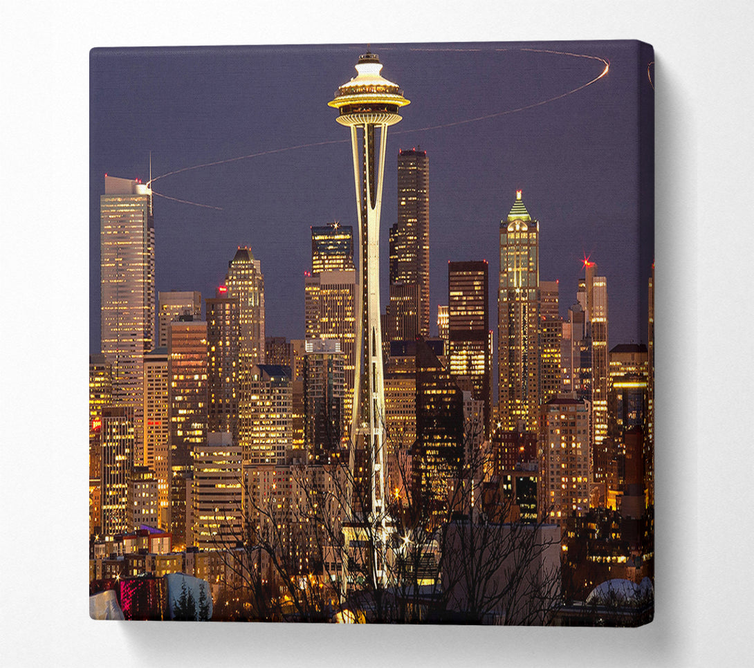  A Canvas Print of Seattle Washington Canvas Print