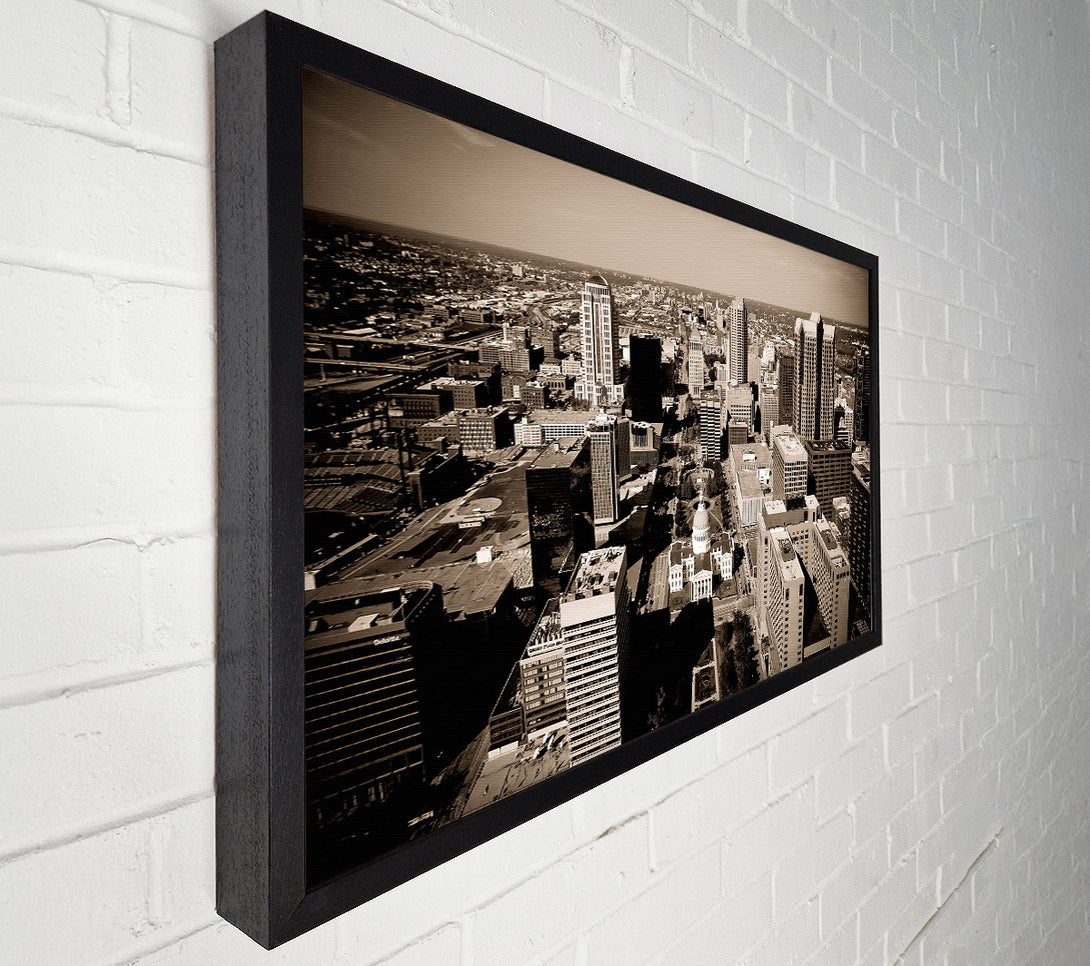  A Canvas Print of Seeks A New Higher Ground Canvas Print