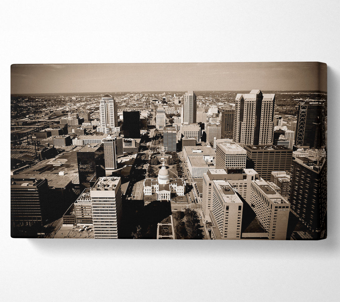  A Canvas Print of Seeks A New Higher Ground Canvas Print