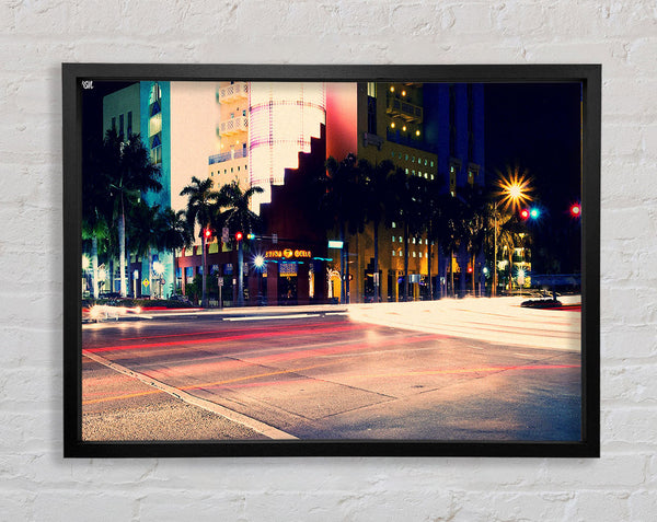 South Beach Framed Print