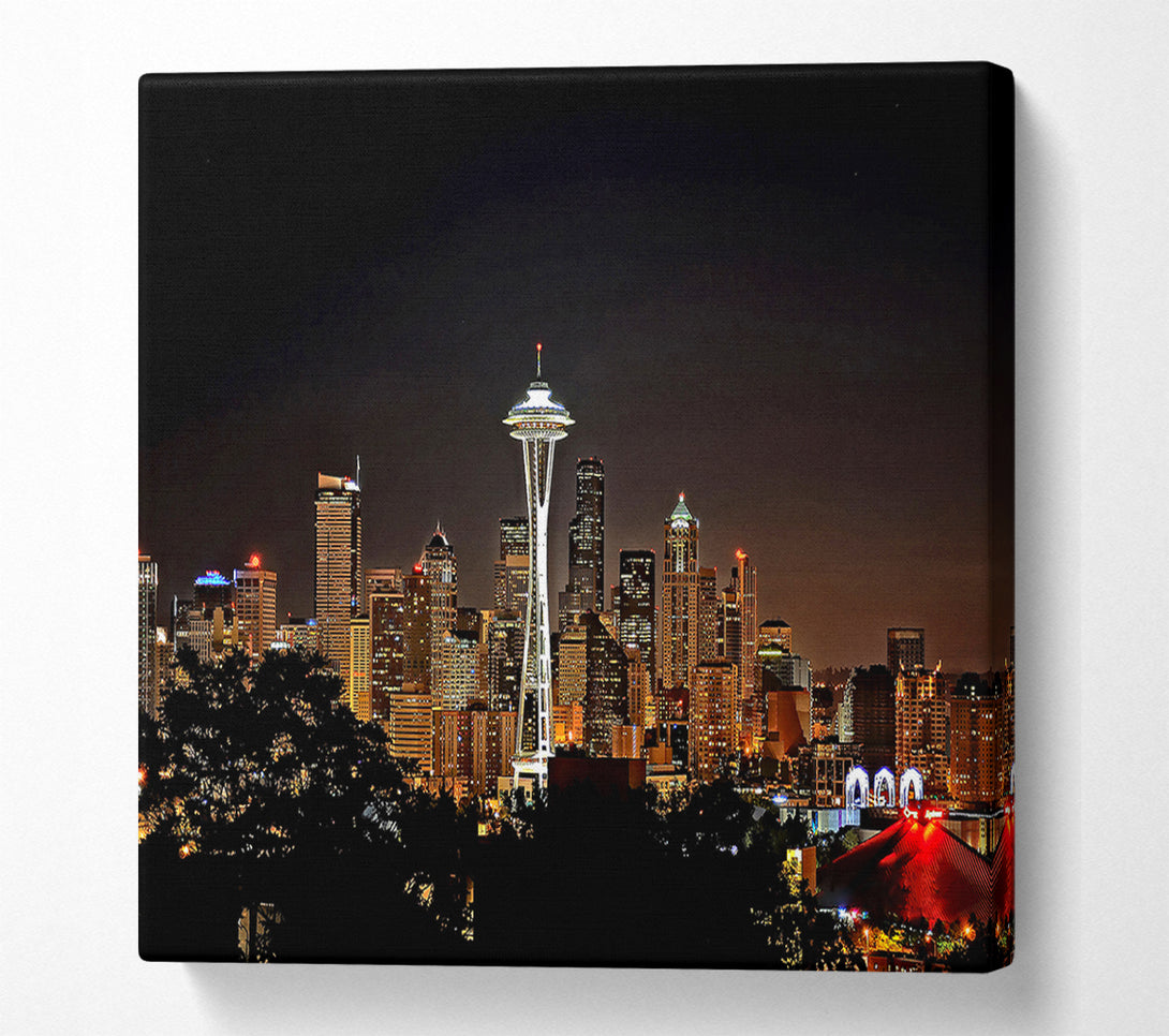  A Canvas Print of Spectacular Seattle Canvas Wall Art