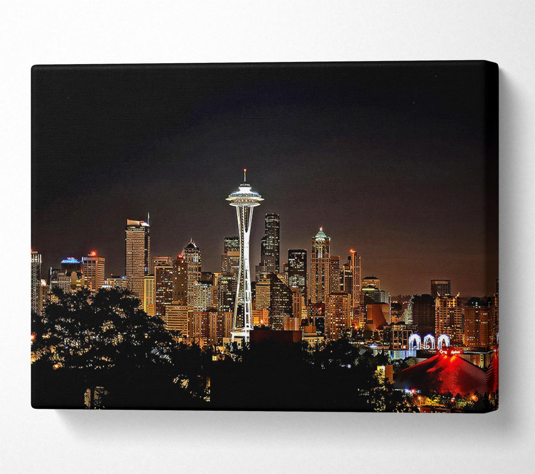  A Canvas Print of Spectacular Seattle Canvas Wall Art